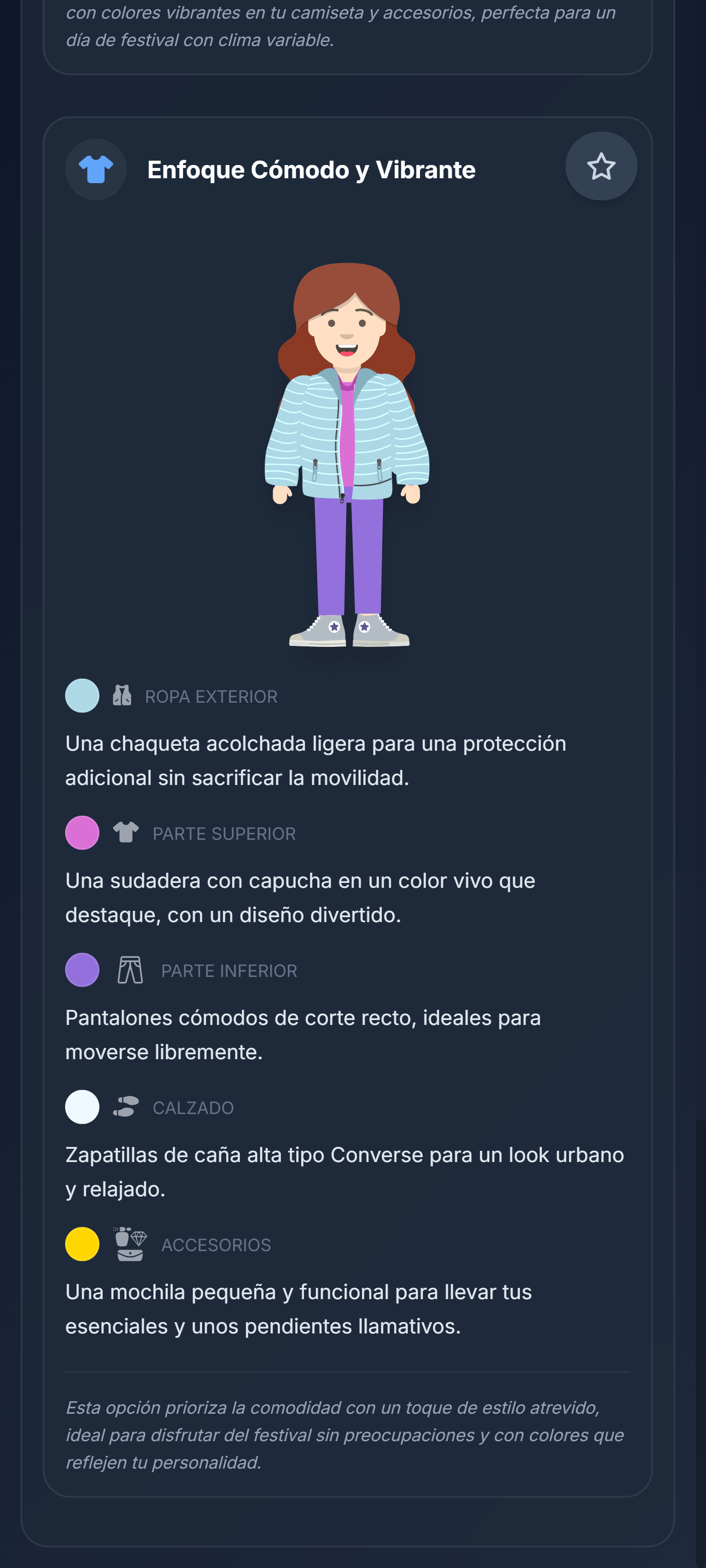 Combinación de Ejemplo