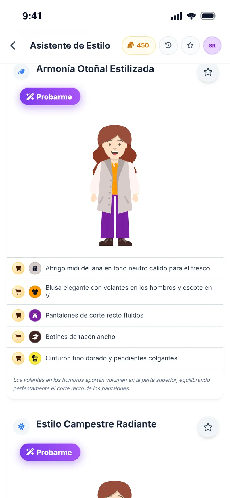 Detalles del outfit: cada prenda explicada según el tipo de cuerpo y la paleta