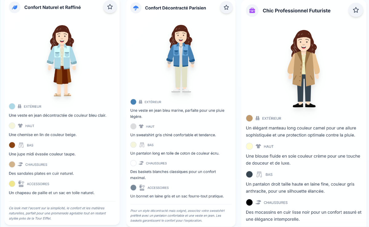 Résultat Recommandation IA