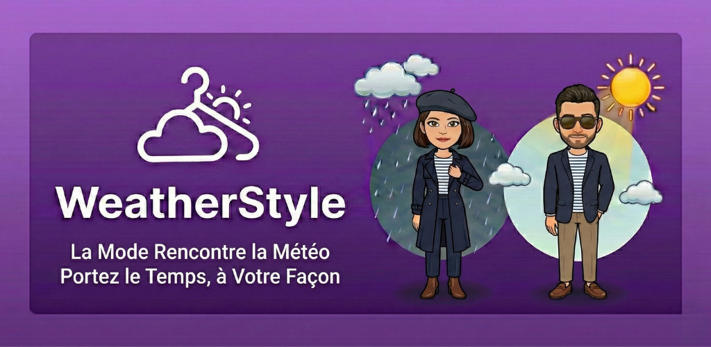 WeatherStyle bannière d'application