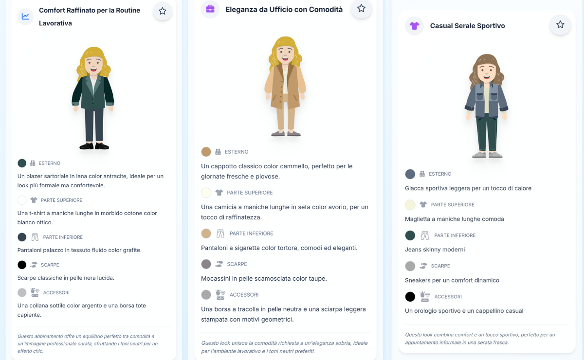 Risultato Raccomandazione IA