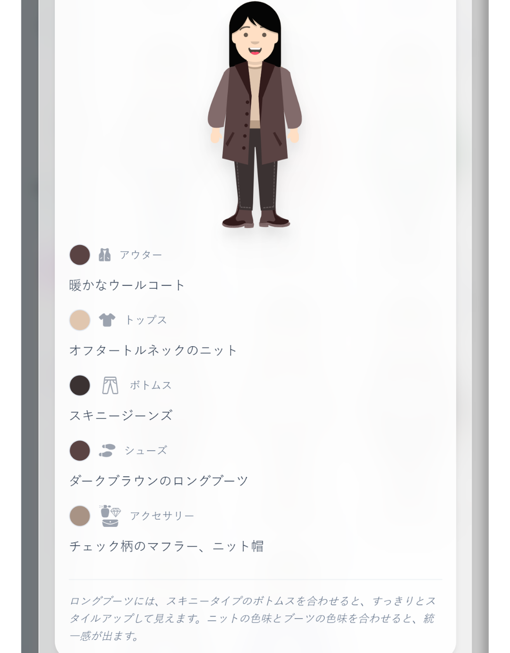 コーディネート例