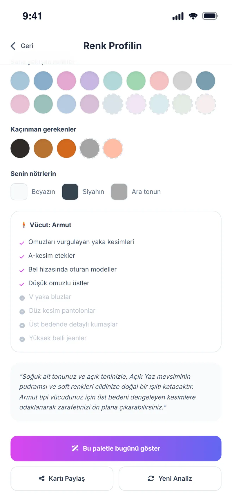 Vücut tipi ve sana uygun kesim önerileri