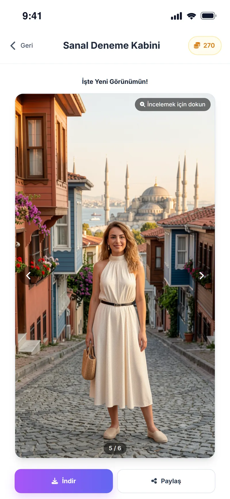 Önceki sanal denemeler arasında geçiş